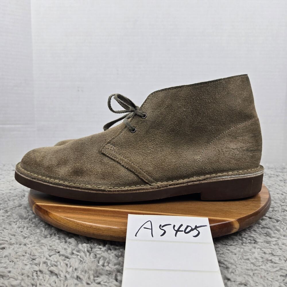 Clarks Mens 13M Bushacre Tan Suede Casual Daily Lifestyle Desert Chukka Boot